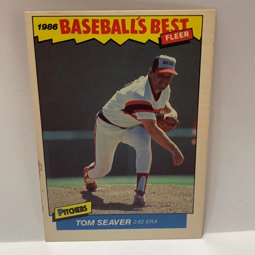 1986 Fleer Baseball's Best Tom Seaver White Sox #34 (001)